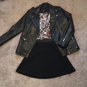 Zara leather jacket